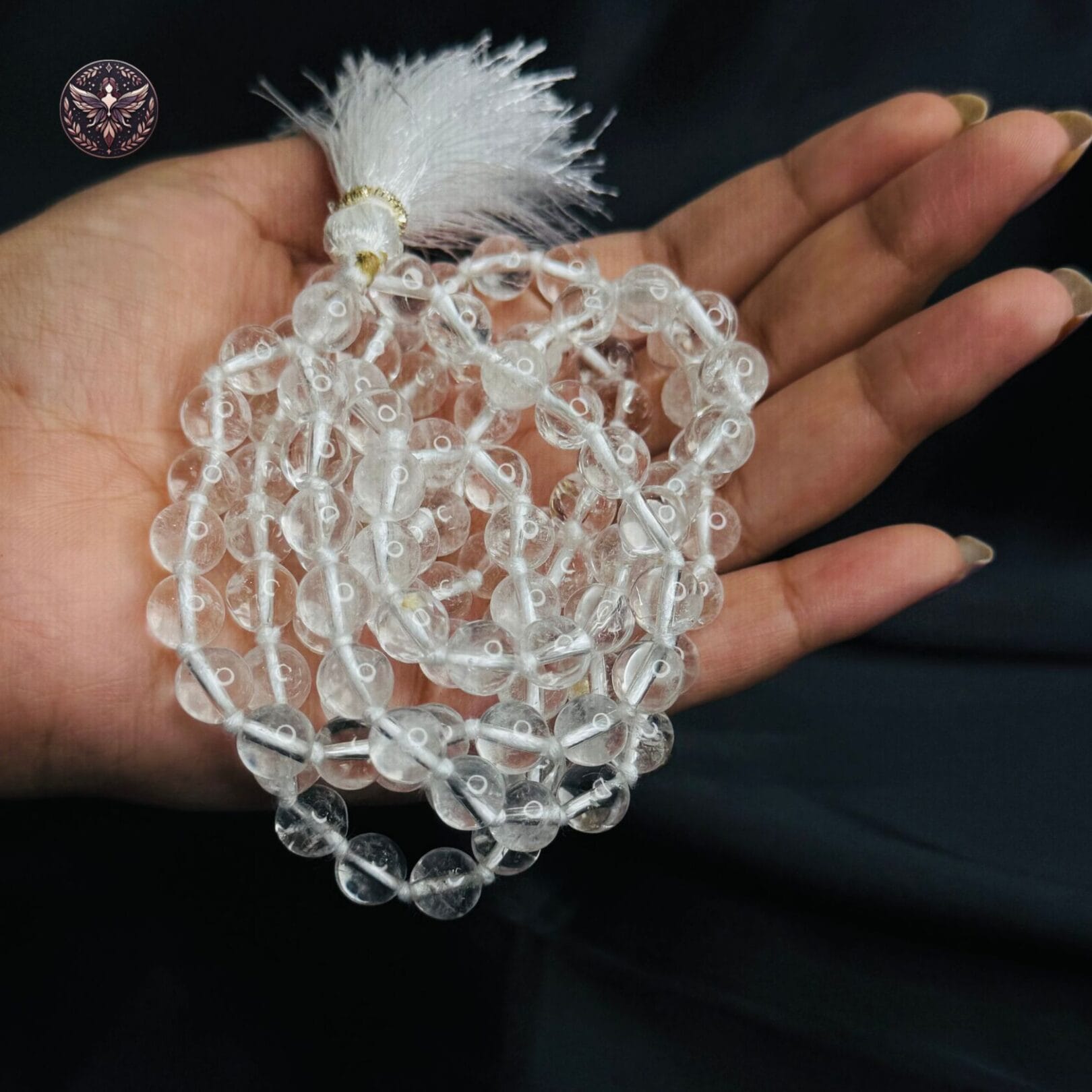 Clearquartz mala