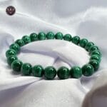 Malachite Bracelet – Natural Healing Crystal (Main Image)
