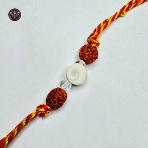 Rudraksha and Gomti Chakra Rakhi - Image 2