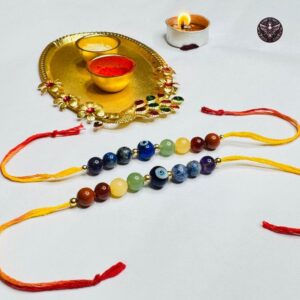 Seven Chakra & Evil Eye Rakhi - Image 1