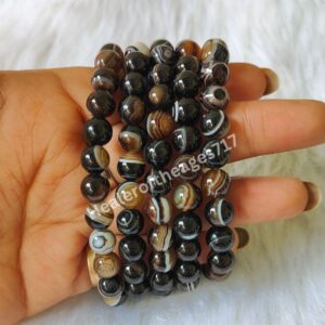 Black Agate Bracelet (Sulemani Hakik) - Image 2