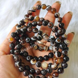 Black Agate Bracelet (Sulemani Hakik) - Image 1