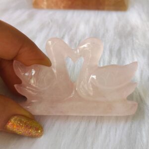 Rose Quartz Duck - Image 1